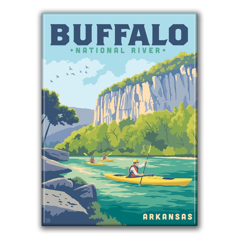 Buffalo National River Magnet| Made In The USA