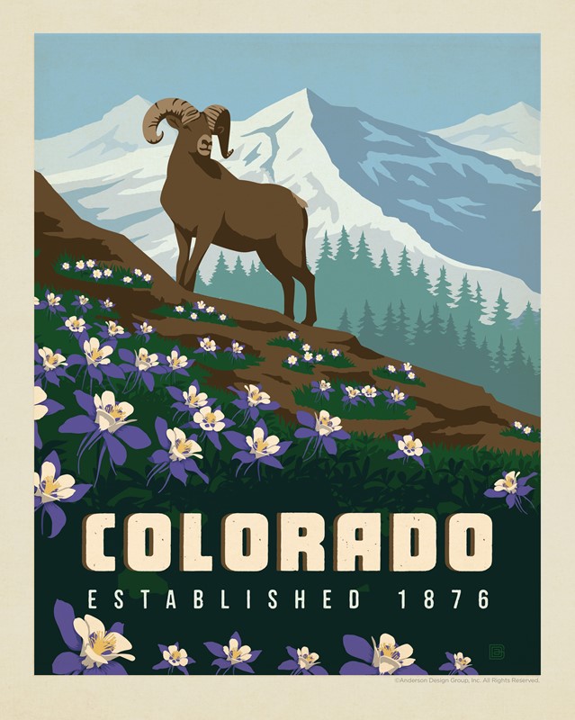 Columbine CO 8" X 10" Print| Made In America