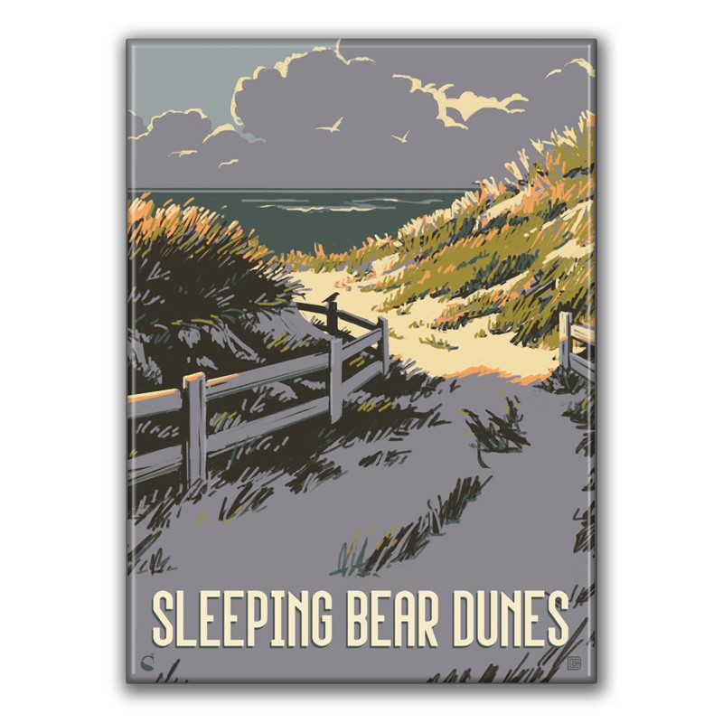 Sleeping Bear Dunes Magnet | American Made
