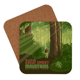 Great Smoky Mountain NP Old-Growth Forests Coaster | USA Made