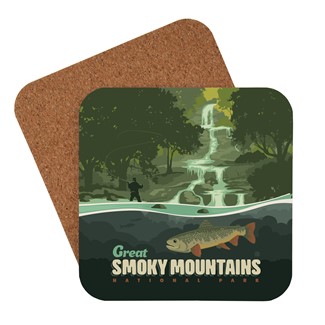 Great Smoky Mountain NP Speckled Trout Coaster | USA Made