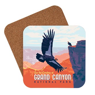 Grand Canyon National Park Condors Coaster | Made in USA