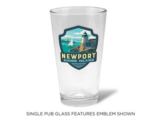 Newport RI l Emblem Pub Glass