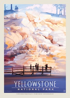 Yellowstone NP Mammoth Hot Springs Terraces | USA Made