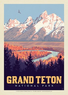 Grand Teton National Park Snake River Valley | USA Made