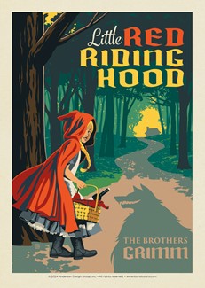 Little Red Riding Hood Postcard | USA Made