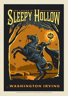 The Legend of Sleepy Hollow Postcard | USA Made