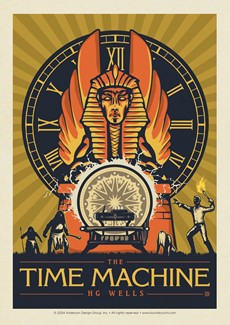 The Time Machine Postcard | Made is the USA