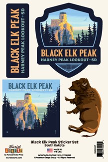 Black Elk Peak Sticker Set | Made in America