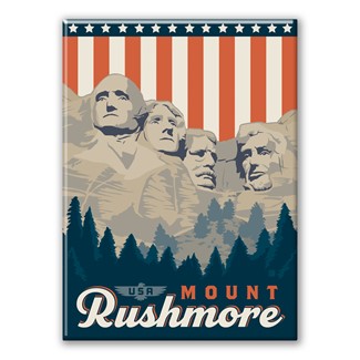 Mount Rushmore Patriotic Magnet  | American Made