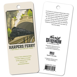 Harpers Ferry Train Bookmark  |  American Made