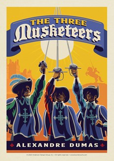 The Three Musketeers Postcard | USA Made