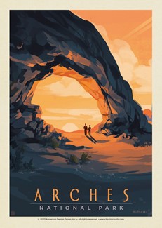 Arches National Park Daybreak Postcard | USA Made