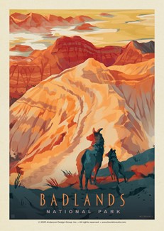 Badlands National Park Valley View Postcard | USA Made