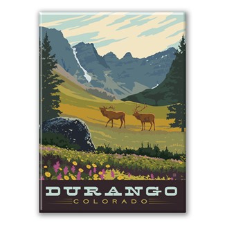 Durango CO Elk Magnet | American Made