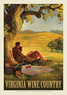 VA Wine O'Clock Postcard | Postcard