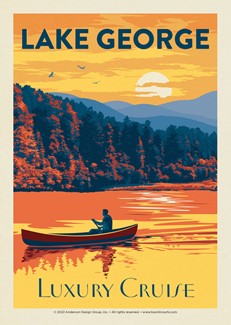 Lake George CA Luxury Cruise Postcard | Postcard