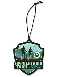 Warwick, NY App Trail Emblem Wood Ornament | American Made