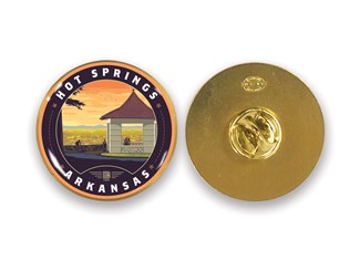 Hot Springs NP Overlook Circle Lapel Pin| American Made