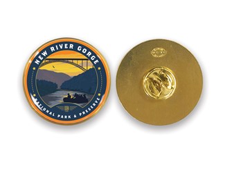 New River Gorge NP Circle Lapel Pin| American Made