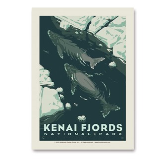 Kenai Fjords NP | Vertical Sticker