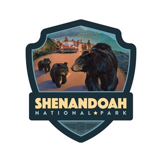 Shenandoah NP Bear Jam Emblem Magnet