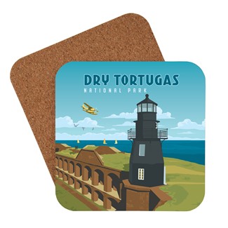 Dry Tortugas NP Lighthouse| American Made Coaster