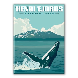 Kenai Fjords Whale Magnet| American Made