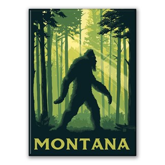 Montana Bigfoot Magnet | American Made Magnet