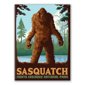 North Cascades NP Sasquatch Magnet