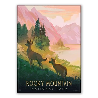 Rocky Mountain NP Deer Magnet| American Made Magnet
