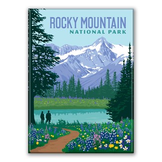 Rocky Mountain NP Wildflowers Magnet| American Made Magnet