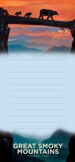 Great Smoky Mt NP Bear Crossing List Pad | Made in the USA