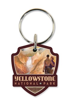 Yellowstone Falls Emblem Wood KR