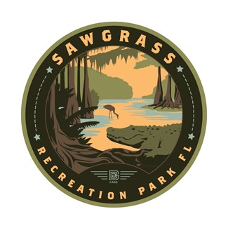 Sawgrass Gator Circle Sticker