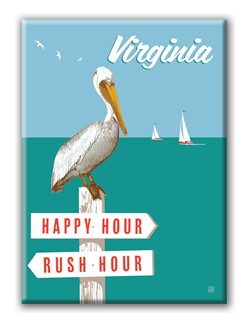 Virginia Happy Hour Rush Hour | American Made Magnet