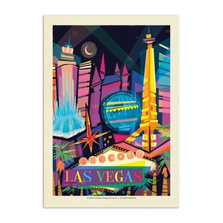 Las Vegas Neon Modern Design | Postcards