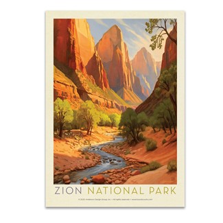 Zion NP Pronghorn Antelopes Postcard| USA Made
