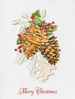 Conifer Christmas II | Religious themed Christmas cards