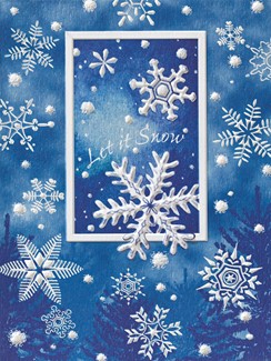 Snowflakes | Religious themed Christmas cards