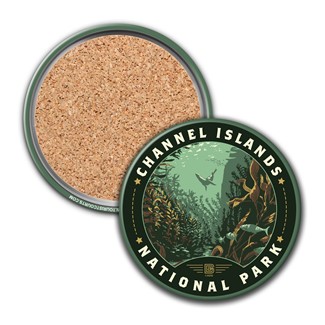 Channel Islands NP Sea Lion Circle Coaster| USA Made