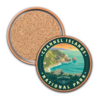 Channel Islands NP Potato Harbor Circle Coaster| USA Made