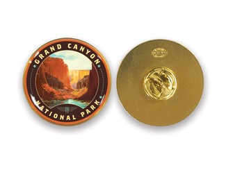 Grand Canyon NP Vermillion Landscape Pin| American Made