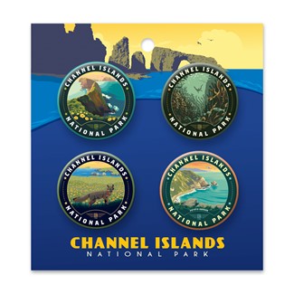 Channel Island Button PK of 4 | Made in America