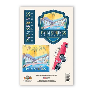 Palm Springs Modern Design Sticker Set| Made in America
