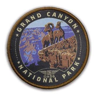 Grand Canyon NP Bright Angel Trail Patch| Woven Patch