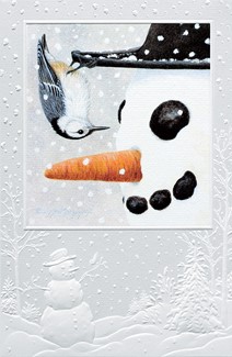Hat Check | Snowman boxed Christmas cards