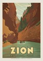 Zion Narrows Postcard