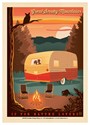 Great Smoky Camping Postcard