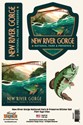 New River Gorge NP & Preserve Fish-Eye View Sticker Set